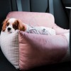 Fotelik dla psa do samochodu PORTO różowy | Chloe's Home | PETZWELCOME