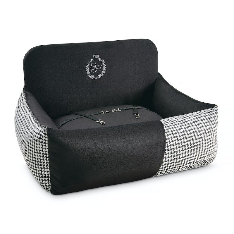 Double dog car seat PORTO black | Chloe'e Home | PETZWELCOME