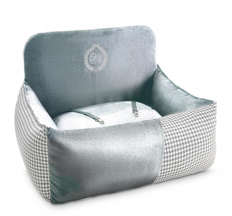 Dog car seat BERLIN gray| Chloe'e Home | PETZWELCOME