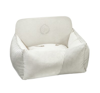 Dog car seat BERLIN ecru| Chloe'e Home | PETZWELCOME