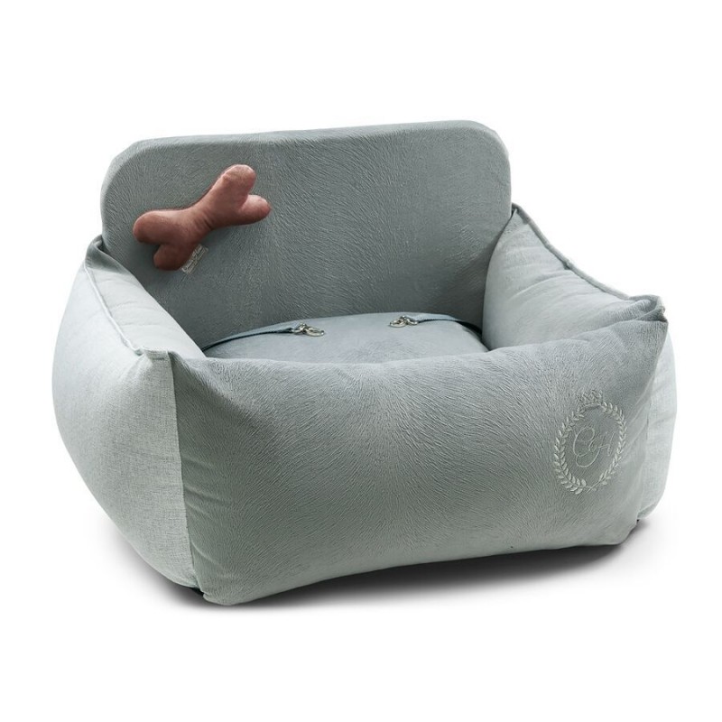 Dog car seat PARIS gray | Chloe'e Home | PETZWELCOME