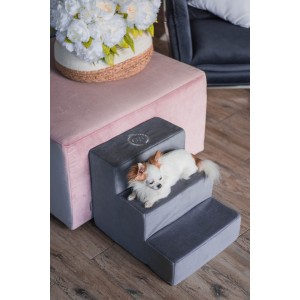 Schodki dla psa PARIS ecru | CHLOE'S HOME | PETZWELCOME