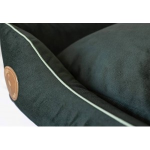 Kanapa Cezar Premium butelkowa zieleń | Lauren Design | PETZWELCOME