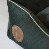 Dog or cat bed - Cezar Premium bottle green couch | Lauren Design | PETZWELCOME