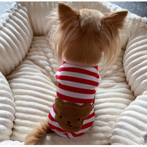 Dog sweatshirt Teddy red