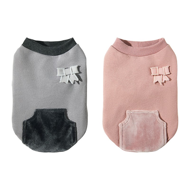 Bluza dla psa VELVET różowa | Chloe's Home | PETZWELCOME