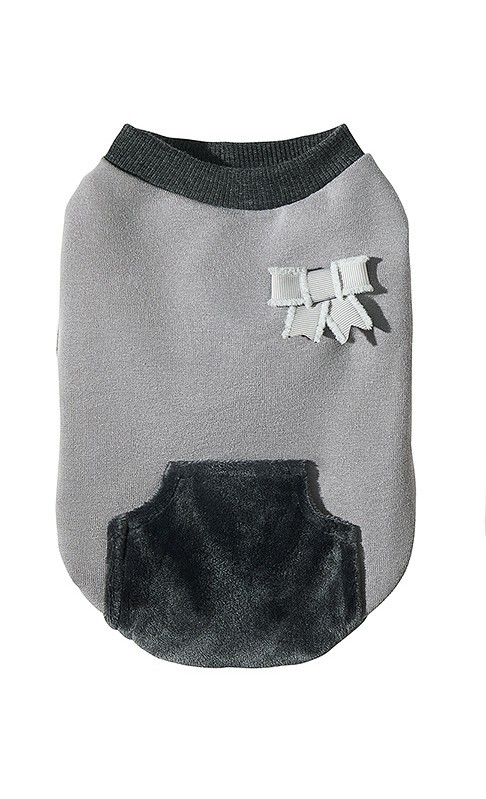 Bluza dla psa VELVET szara | Chloe's Home | PETZWELCOME