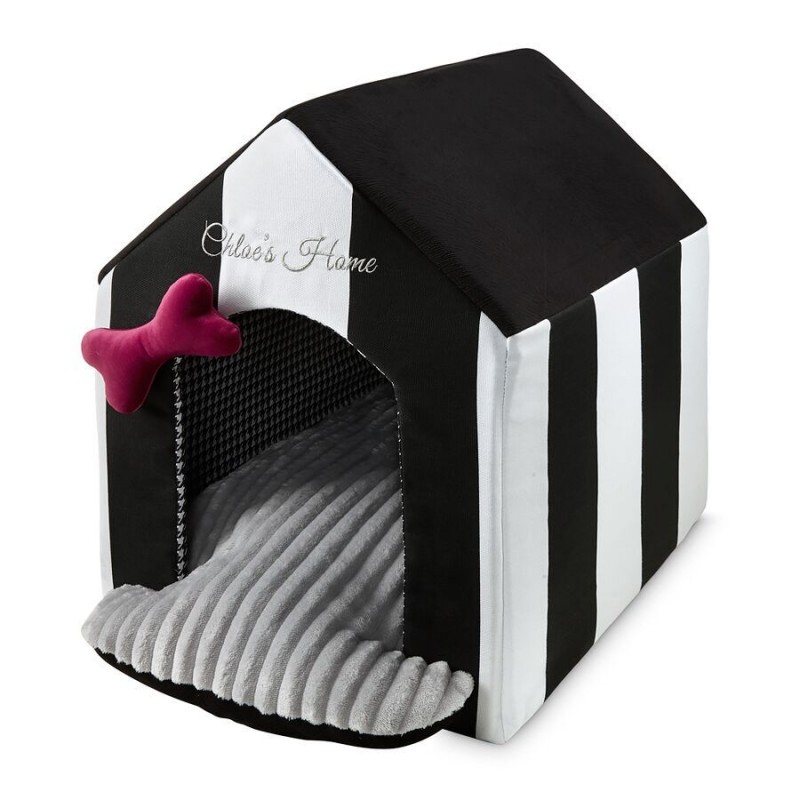 Dog and cat bed Monte Carlo black | Chloe's Home | PETZWELCOME