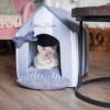 Dog and cat bed Monte Carlo gray | Chloe's Home | PETZWELCOME