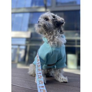 Dog hoodie CLOUD azure