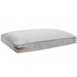 LOFT gray dog cushion