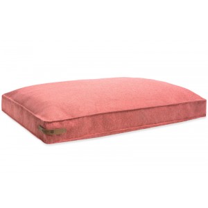 LOFT coral dog cushion