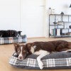 SCOTT dog cushion graphite | Bowl and Bone Republic | PETZWELCOME