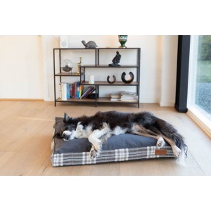 Poducha dla psa SCOTT szara | Bowl and Bone Republic | PETZWELCOME