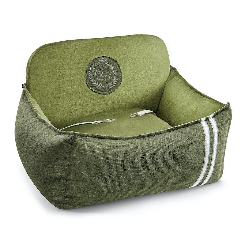 Dog car seat COPENHAGEN green | Chloe'e Home | PETZWELCOME