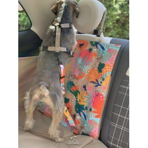 Car seat cover 1/2 „DENGU” How r u summer | Bebobi | PETZWELCOME