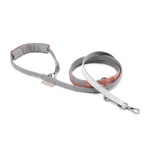 Adjustable leash PARIS gray