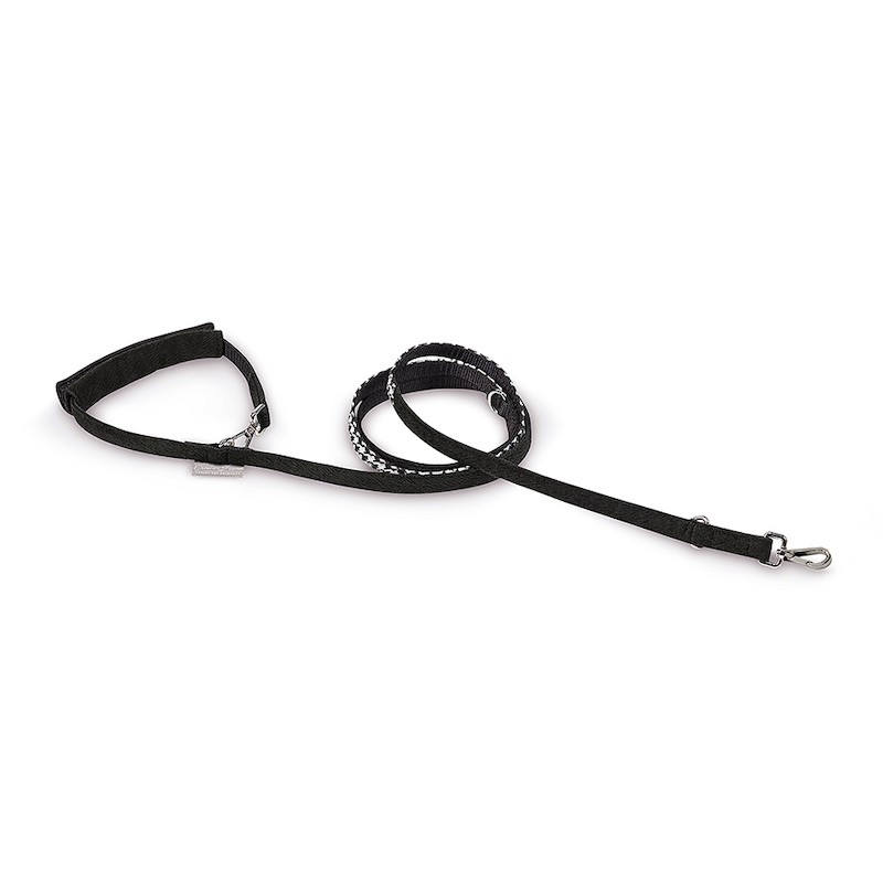 Adjustable leash PORTO black | Chloe's Home | PETZWELCOME