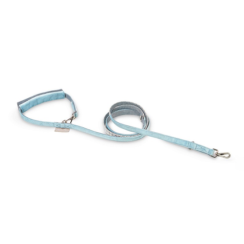 Adjustable leash PORTO blue | Chloe's Home | PETZWELCOME