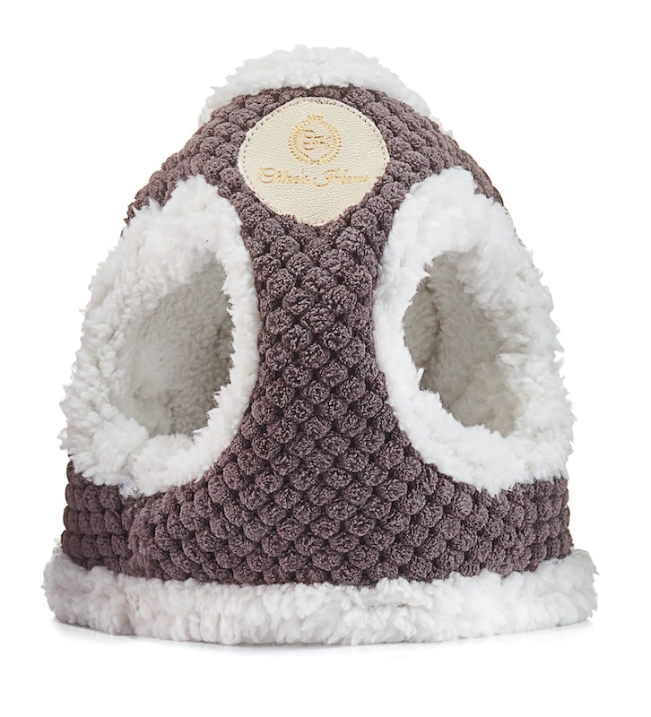 Winter dog harness OSLO brown | CHLOE'S HOME | PETZWELCOME
