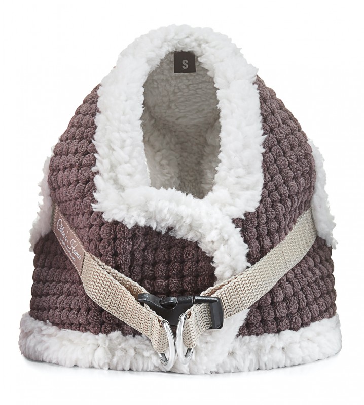 Winter dog harness OSLO brown | CHLOE'S HOME | PETZWELCOME