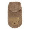 Brown furry hoodie Teddy