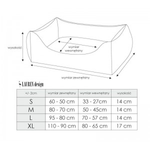 Dog or cat bed Cezar Premium Forest | Lauren Design | PETZWELCOME