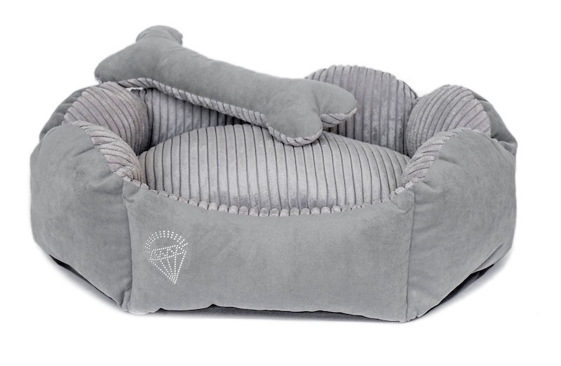 Pet bed DIANA -  gray| Lauren Design | PETZWELCOME