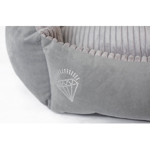 Pet bed DIANA -  gray| Lauren Design | PETZWELCOME