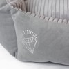 Pet bed DIANA -  gray| Lauren Design | PETZWELCOME