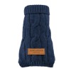 Dog sweater ASPEN navy | Bowl and Bone Republic | PETZWELCOME