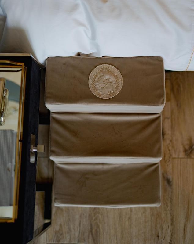 Schodki dla psa COPENHAGEN złote | CHLOE'S HOME | PETZWELCOME