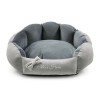Stylish BAHAMAS dog or cat bed gray