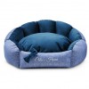 Stylish BAHAMAS dog or cat bed navy