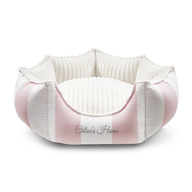 MONTE CARLO glamour bed in pink and white