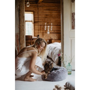 Poducha PETERSBURG szara | Chloe's Home | PETZWELCOME