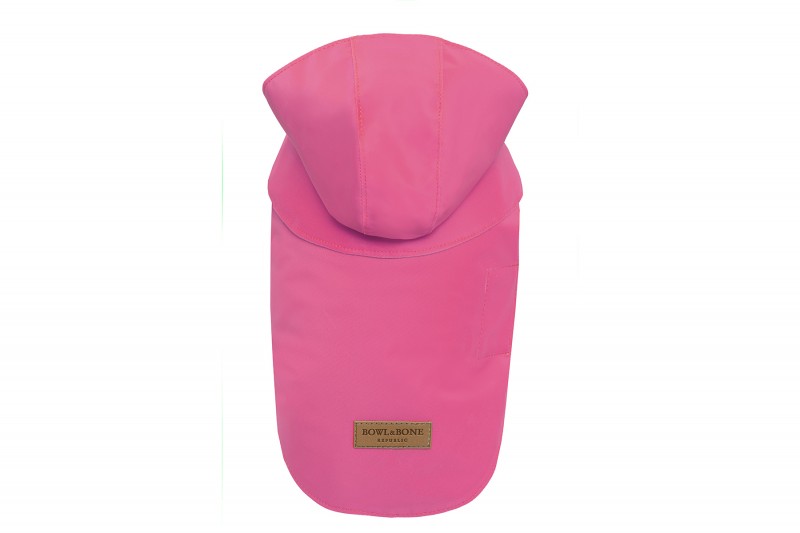 Dog raincoat STORM pink