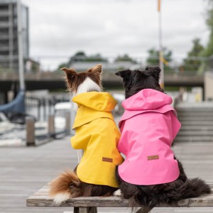 Dog raincoat STORM yellow