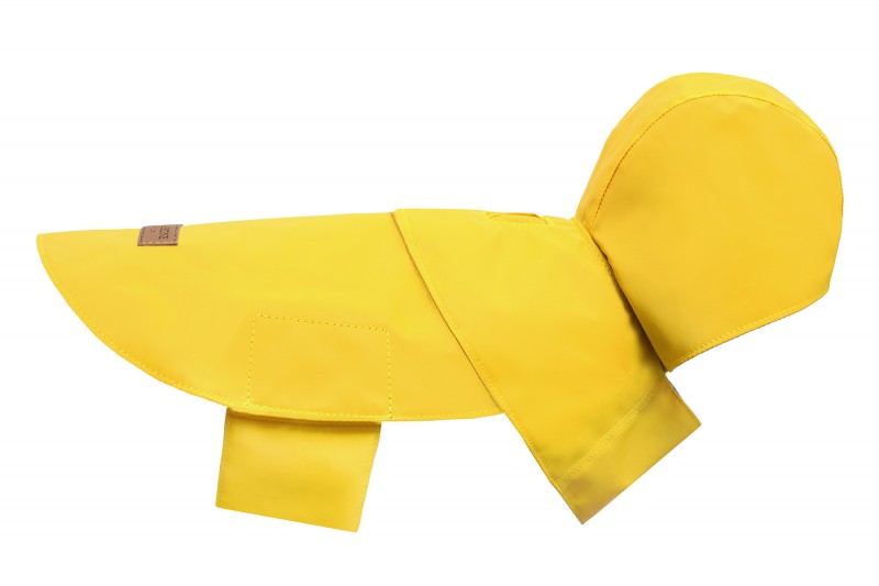 Dog raincoat STORM yellow