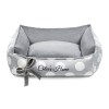 Aruba gray bed for a small dog or cat
