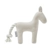 Toy for dog with a squeaker horse JOE ecru