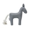 Toy for dog with a squeaker horse JOE gray