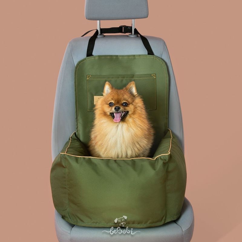 BeBobi ERO SOFT Olive dog car seat | Bebobi | PETZWELCOME