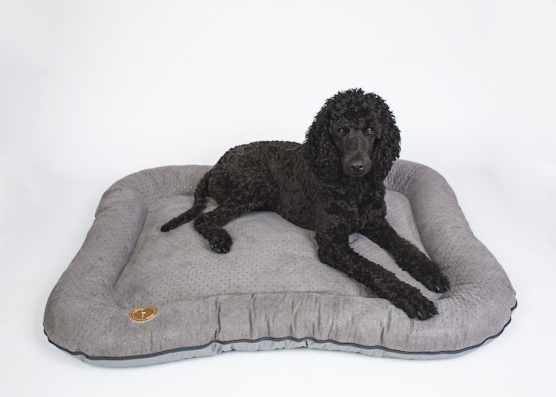 Dog bed PONTON RICO - gray | Lauren Design | PETZWELCOME