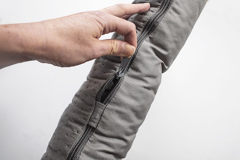 Legowisko dla psa PONTON RICO - szare | Lauren Design | PETZWELCOME