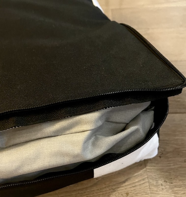 Pet bed RIO white and gray