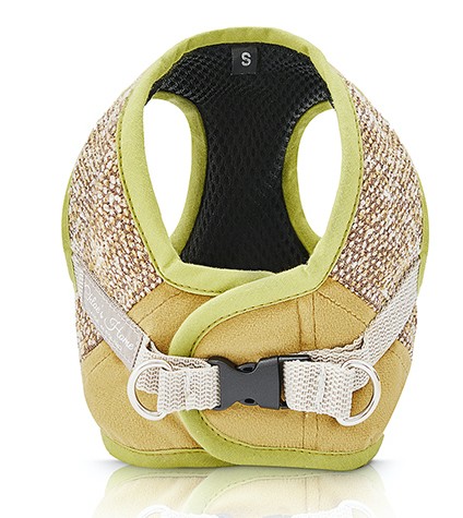 Harness vest Chloe's Home Bari green