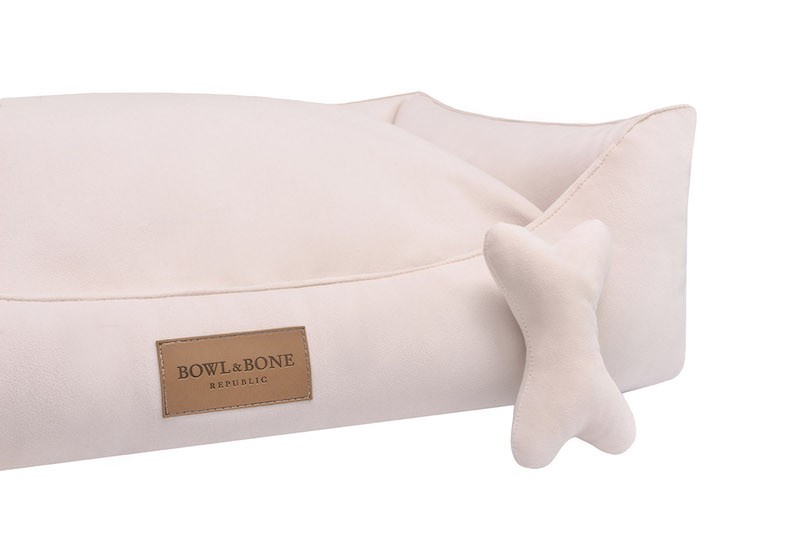 Dog bed  CLASSIC cream| Bowl and Bone Republic | PETZWELCOME