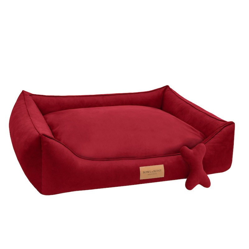 Dog bed  CLASSIC red | Bowl and Bone Republic | PETZWELCOME