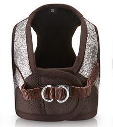 Szelki typu kamizelka NEW YORK brązowe | PETZWELCOME